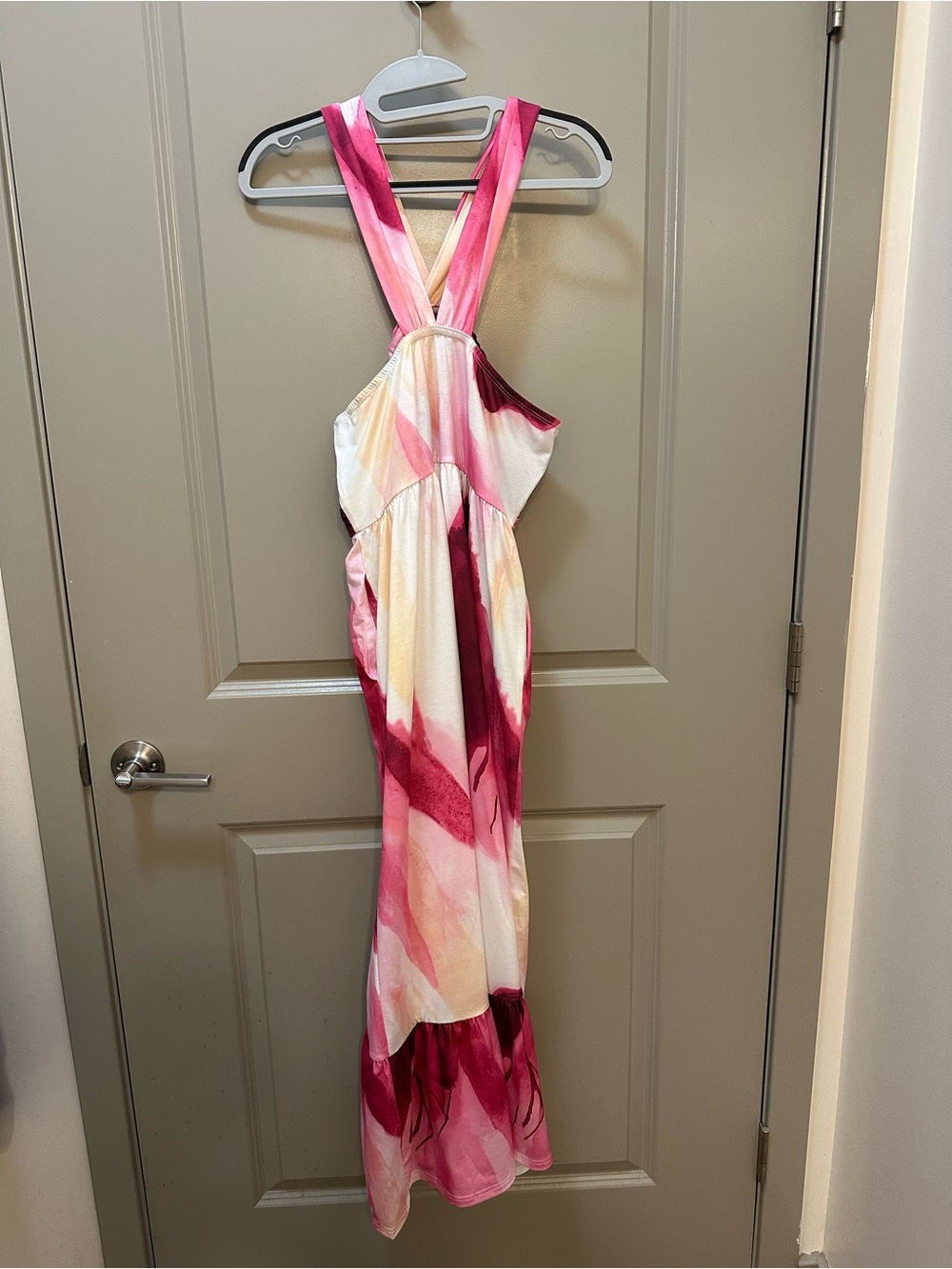 Pink floral maxi sundress - Picture 6 of 7